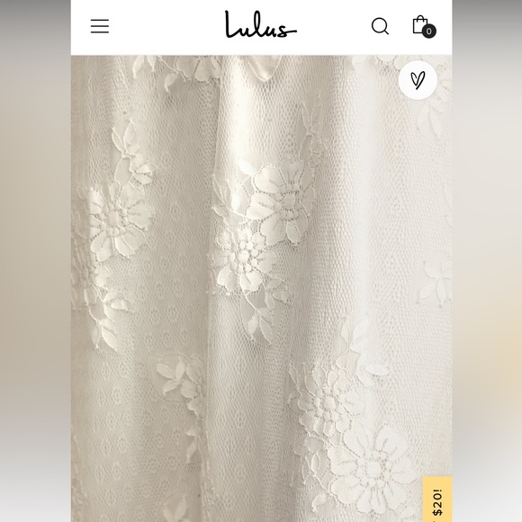 Memorable Moments White Lace Midi Dress - Picture 4 of 5